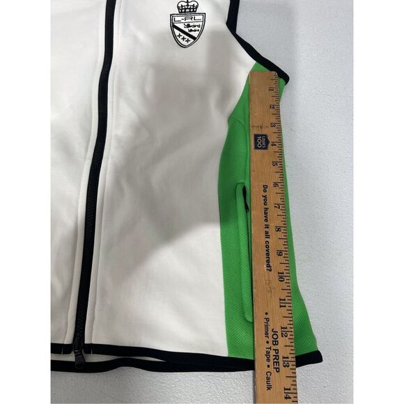 LRL Lauren active vest, green & white, hooded size small. New with tags - Picture 9 of 9